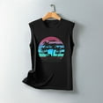 thumbnail image 5 of Titcea Womens Tank Tops Palm Tree Printed Round Neck Sleeveless Summer Tops Hawaiian Beach Travel Casual Graphic Tees, 5 of 5