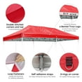 thumbnail image 4 of Yescom 9.5x19 Ft Pop Up Canopy Replacement Top Cover Gazebo Tent UV Sunshade Outdoor, 4 of 9
