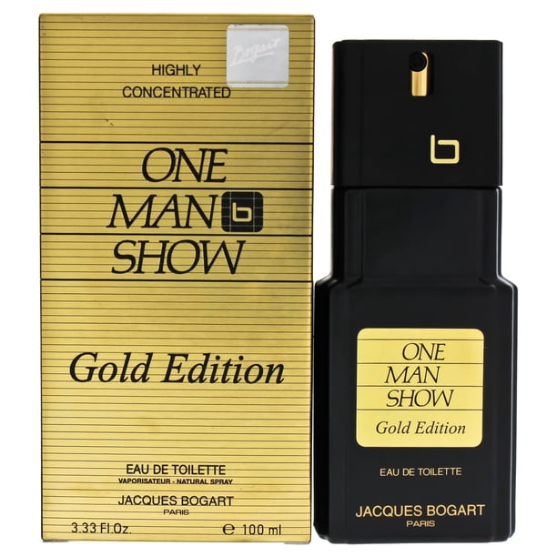 Perfume EDT Spray (Gold Edition) Jacques Bogart One Man Show EDT Spray (Gold Edition) Caballero 3.33 oz