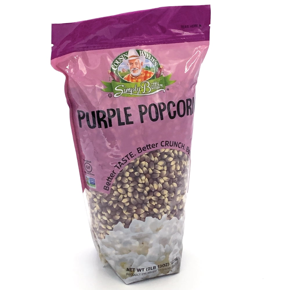Cousin Willie's Simply Better Exclusive Purple Popcorn Kernels (Case of