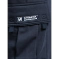 thumbnail image 4 of g-style usa men's solid fleece heavyweight cargo shorts fs76 - navy - x-large, 4 of 8