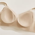 thumbnail image 3 of Alun Deep V-Neck Wireless Bras for Women No Underwire Seamless Soft Support Thin Cup Bra Fashion Breathable Antibiosis Light Lift Comfort for Everyday Wear Khaki L, 3 of 3