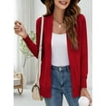 thumbnail image 3 of Womens Cardigan Sweater Long Sleeve Open Front Knit Cardigan Sweater with Pockets, 3 of 5