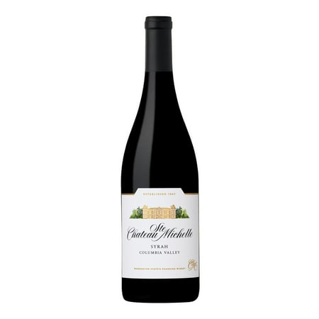 Chateau Ste. Michelle Columbia Valley Syrah Red Wine, 750 ml Bottle, 13.5% ABV