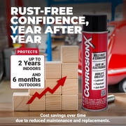 CorrosionX Rust Inhibitor, Industrial-Strength Dielectric Corrosion Prevention, Lubricant & Penetrant for Marine, Automotive, Electronics & RV, Protects Bolts, Cables, Engines, Parts, 16 oz Aerosol