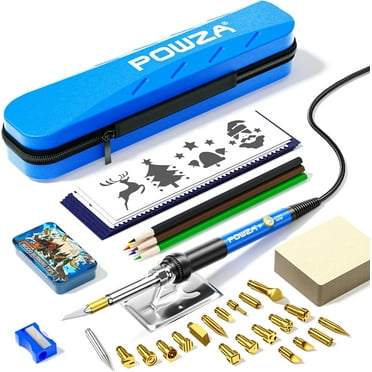 72Pcs Wood Burning Kit for Beginners, Adjustable Professional Wood Burner Pen Tool and Accessories, woodburning Embossing Carving