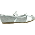 thumbnail image 2 of Little Angel Teshi-729E Kid Girls Glittering Middle Strap Studed Dress Flats, 2 of 4