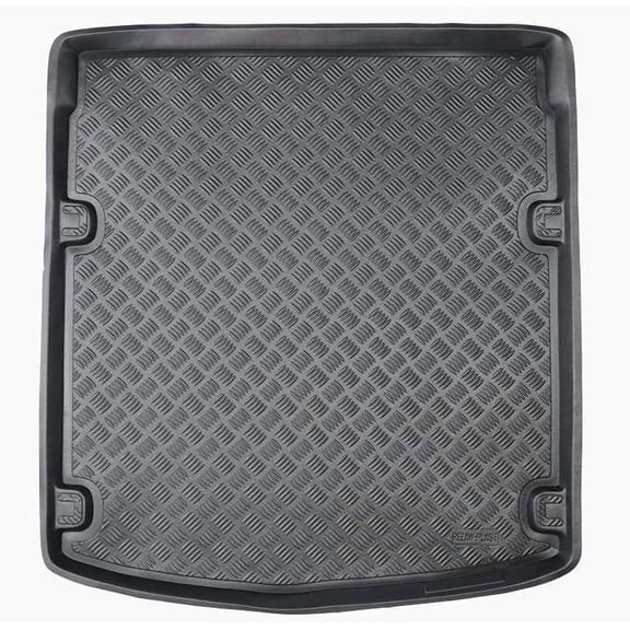Rezaw-Plast Trunk Mat for Audi A6 Sedan 2012 2013 2014 2015 2016 2017 2018 Custom Fit Odorless PE Cargo Liner Molded Anti-Slip No Trim Black