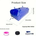 thumbnail image 1 of 1 Pce Vessie de Stockage d'Eau Grande Capacité Conteneurs de Stockage d'Eau Portable Pliable, 1 of 4