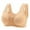 Beige, variant on Utoimkio Front Closure Wireless Bras for Women Lace Comfort Full Coverage Bras for Women No Underwire Everyday Bras