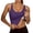 Purple, variant on Camisoles & Tanks Everyday Wear Women’s Square Neck Camisole with Built-In Bra for Comfortable Stretchy Fit and Versatile Layering