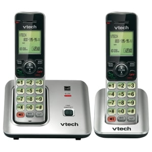 VTech VTCS6619-2 DECT 6.0 Expandable Speakerphone with Caller ID (2-Handset