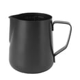 thumbnail image 1 of Jarra para espumar leche, jarra de leche humeante de café de acero inoxidable 304, taza para crema con báscula para cafetería, cocina, 350ML, 1 of 5