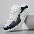thumbnail image 4 of Mepaouo Men's Slip on Mule Sneakers Closed Toe Backless Walking Shoes Half Drag Casual Work Loafers, 4 of 6