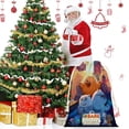 thumbnail image 2 of We Bare Bears Bolsa de regalo con cierre de cinta navideño para decoración de Navidad,39cm×30 cm., 2 of 6