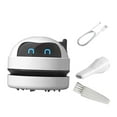 thumbnail image 2 of veasfak Desktop Vacuum Cleaner Cute Cartoon Desktop Vacuum for Computer Dust on Desk white, 2 of 9