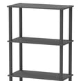 thumbnail image 3 of 4 Tier Storage Shelf, Grey, 3 of 4