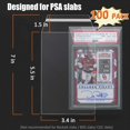 thumbnail image 2 of xianyou-Sleeves pour PSA Dalles Classées Ultra Protection pour Carte Classée pour Pro Collector (Lot de 100), 2 of 4