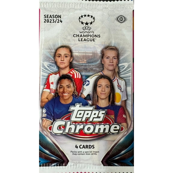2023/24 Topps Chrome UEFA Women's Champion's League Pack
