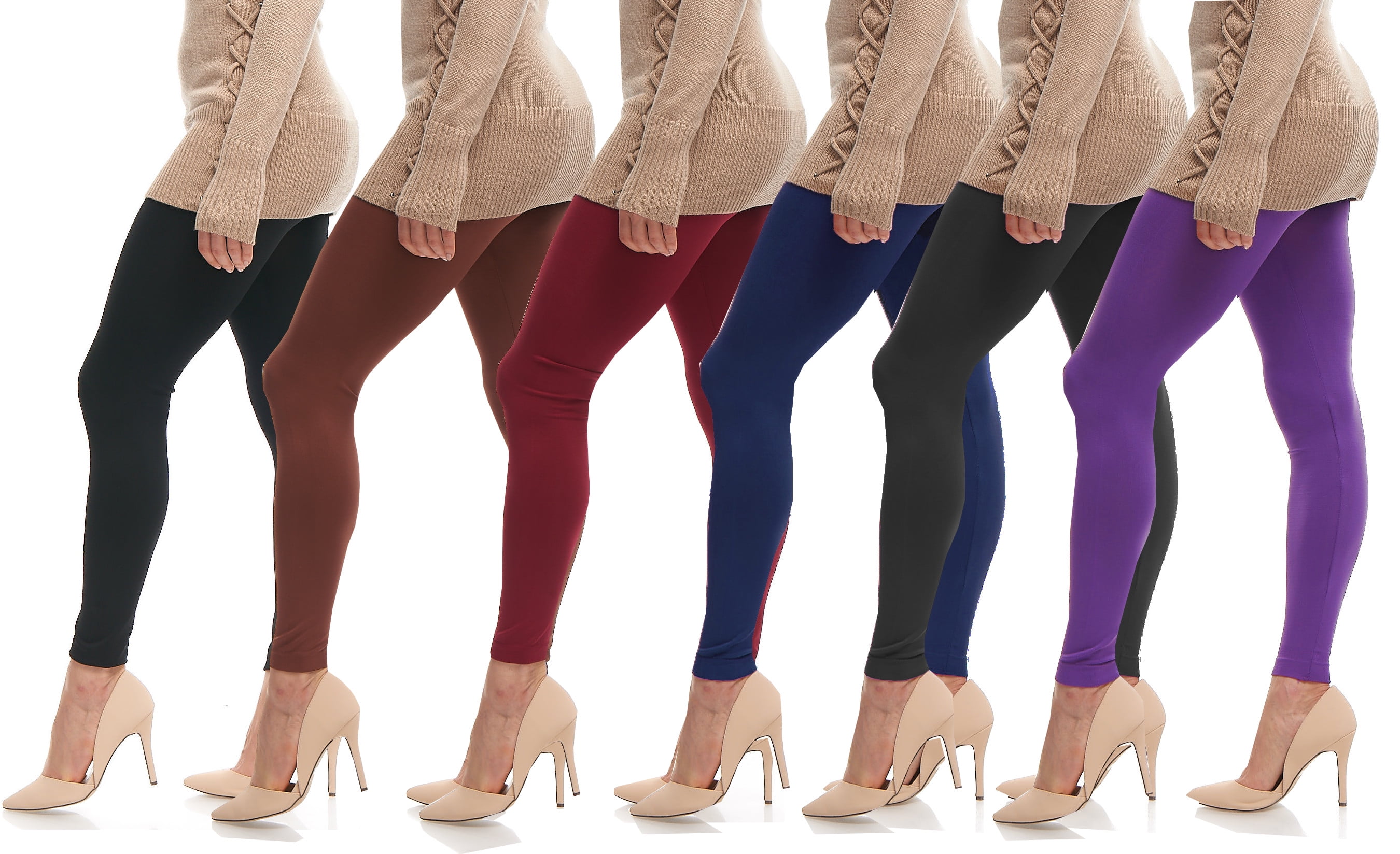 LMB Full Length Footless Tights Legginggs Variety of Colors One
