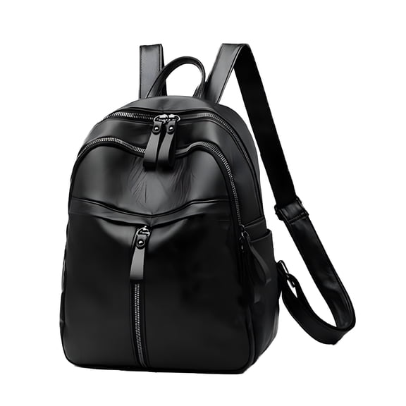AOMRCOL Trendy Leather Backpack Purse for Women and Ladies Shoulder Travel Daypacks Bags Leather Backpack for Women, Black