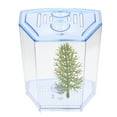 thumbnail image 1 of OUNONA Home Small Fish Tank Plastic Blue for Storage Use Perfect for Keeping Small Fish Desktop Landscape Aquarium Decor 1.5L, 1 of 8
