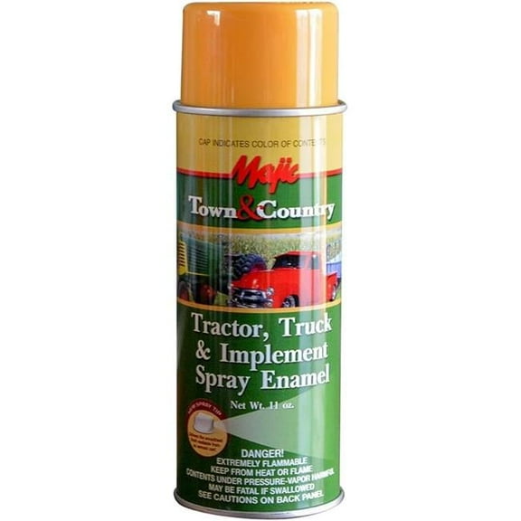 Yenkin Majestic Paint  8-20962 11 oz Light Cat Yellow Tractor & Implement Spray Enamel