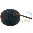 thumbnail image 3 of LLC Tambour à Main Professionnel Mini 6 Notes Sans Souci Instrument de Percussion avec Tambour Bleu Marine, 3 of 6
