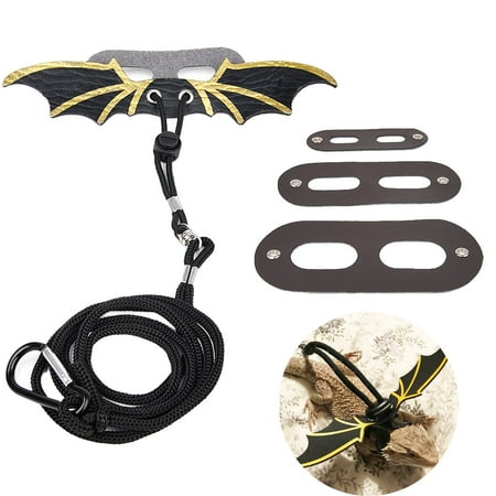 Reptile Lizard Gecko Bearded Dragon Harness And Leash Adjustable Strap