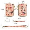 thumbnail image 4 of bolimoss Lightweight Badge and ID Holders, PU Leather Pink, 4 of 4