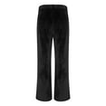 thumbnail image 6 of Dovford Mens Bell Bottom Pants 70s Disco Outfits Slim Fit Velvet Retro Flared Trousers Party Jogger Pants, 6 of 7