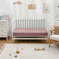 thumbnail image 3 of Comfy Cubs Muslin Crib Sheet, 100% Muslin Cotton Sheets for Standard Crib - 2 Pack, Mauve and Blush, 3 of 7