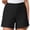 Black, variant on hlysgo Women's Yoga Shorts High Waiste Tummy Control Casual Comfy Shorts Wide Leg Workout Lounge with Pockets Black,3xL