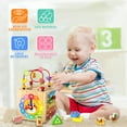 thumbnail image 4 of Baby Toys for 12-24 Months, Wooden Activity Cube, 7-in-1 Montessori Toys for 1+ Year Old, Educational Learning Toys for Toddlers Age 1-2 Birthday Gifts, 4 of 7