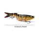 thumbnail image 3 of Señuelo Pesca Multiarticulado Cebo Duro Realista Baño 8 Segmentos para Lubina (A), 3 of 3