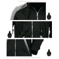 thumbnail image 4 of Ma Croix Mens Slim Fit Jacket Pullover Multi Design Sweater Sweatshirt Hoodies, 4 of 4