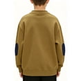 thumbnail image 3 of Grblisyd Boys Girls Sweatshirt Kids Fashion Long Sleeve Crewneck Shirts Casual Solid Color Sweatshirts School Pullover Top, 3 of 3