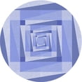 thumbnail image 1 of Ahgly Company Indoor Square Patterned Royal Blue Area Rugs, 3' Square, 1 of 1