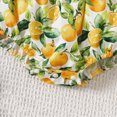 thumbnail image 3 of TOWED22 Baby Girl Clothes Toddler Summer Cute Print Romper Sleeveless Ruffle Outfits Infant Girls Jumpsuit with Headband Orange,12-18 M, 3 of 4