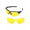thumbnail image 5 of Walleva Yellow Non-Polarized Replacement Lenses for Oakley Radarlock Pitch Sunglasses, 5 of 5