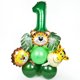 thumbnail image 2 of Juego de globos con números de animales para fiesta de cumpleaños de safari en la jungla, decoración para fiesta de primer cumpleaños de niños de 1, 2, 3, 4, 5 y 6 años, suministros para fiesta en el, 2 of 5