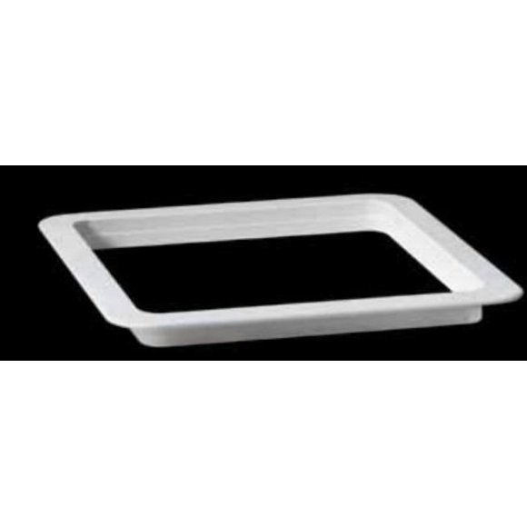 Ventline Roof Vent Trim Ring VA0445-35 14-1/4 Inch x 14-1/4 Inch; 3-1/8 Inch Depth; With Radius Corner; Polar White