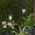 thumbnail image 5 of Pure Garden Set of 2 Waterproof LED Solar Lanterns with Shepherd Hooks, 5 of 6