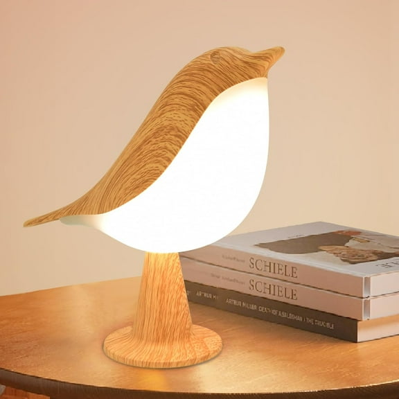 Small Cute Bird Table Lamp, Touch Night Light, Cordless Bedside Lamps, Desk Lamp, 3-Way Dimmable USB Rechargeable Battery 2600mAh Nightstand Lamps for Bedroom, Bird Decor Gifts