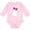 AD-Pink, variant on Little Ghost, Cute Ghost, Ribbon, Halloween Girls Long Sleeve Baby Bodysuit