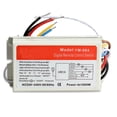 thumbnail image 4 of Interruptor de control remoto digital 50Hz / 60Hz Interruptor de luz para ventilador de escape de lámpara de cristal, 4 of 9