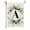 A, variant on Monogram Letter H Linen Garden Flag 12x18 Double Sided Printed,Customizable Last-Name Initial Yard Flag for Outdoor