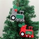 thumbnail image 2 of Colgante para árbol de Navidad con forma de coche, tela navideña, 2 uds. oso de fresa Electrónica, 2 of 5