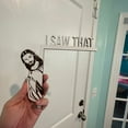 thumbnail image 4 of Door Frame I Saw That Jesus Sign Human Image Decoration Christian Home Door Corner Decoration, 4 of 8