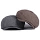 thumbnail image 3 of Sombrero octogonal de estilo europeo y americano para hombre, con patrón de espiga, sombrero progresivo retro británico, sombrero literario juvenil con lengua de pato, sombrero de vendedor, 3 of 6